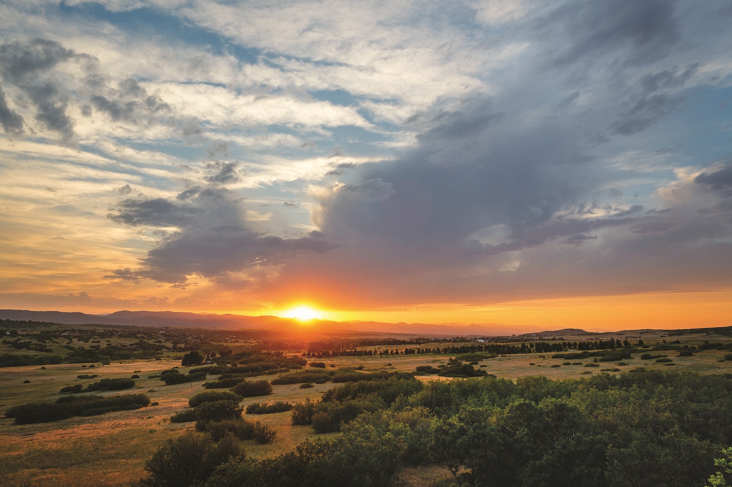 sunset at the keep